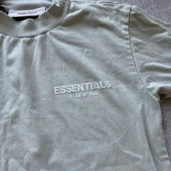 Essentials Fear of God Green Top - Picture 2 of 7